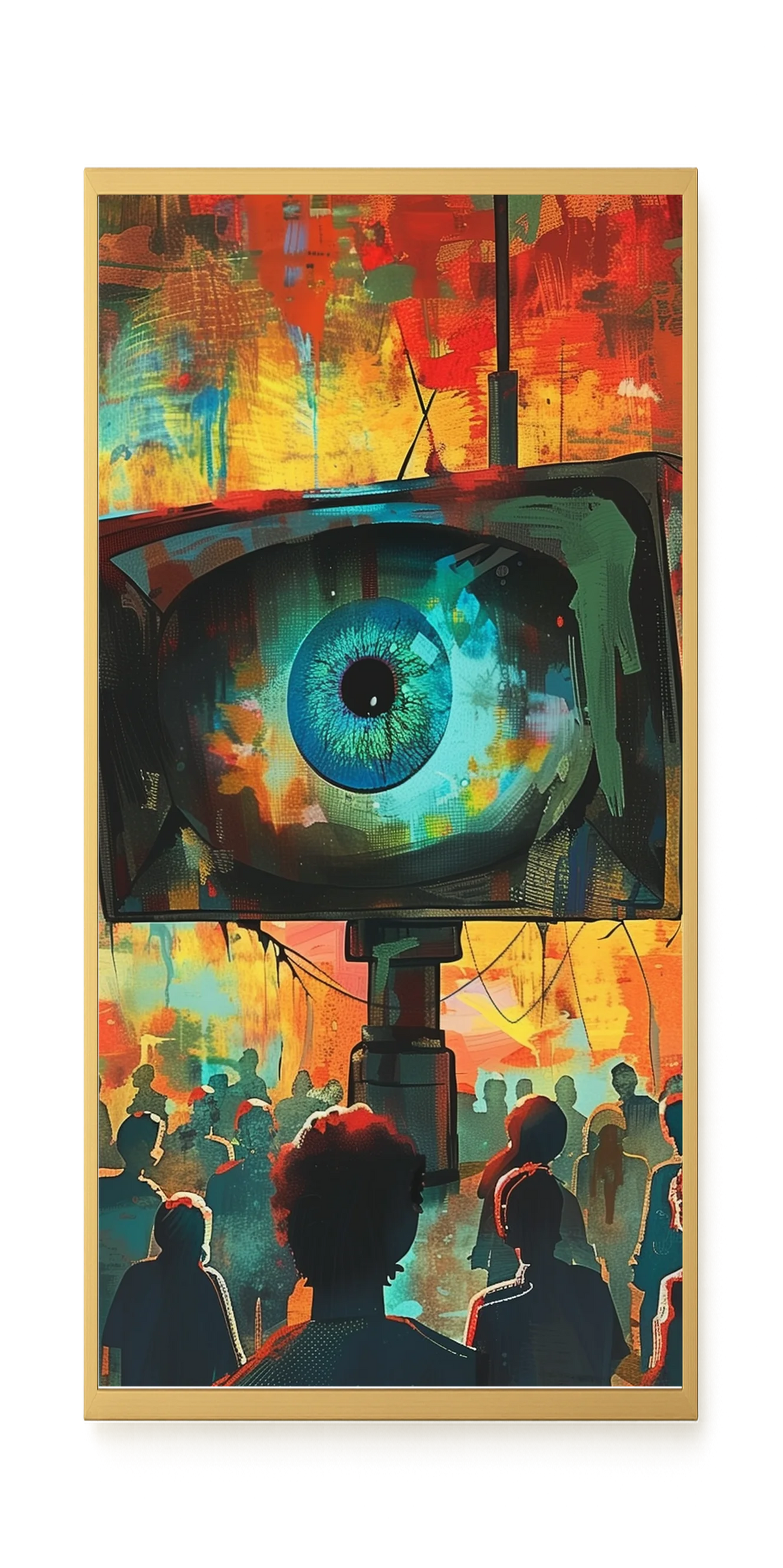 Surveillance Eye Canvas Wall Art