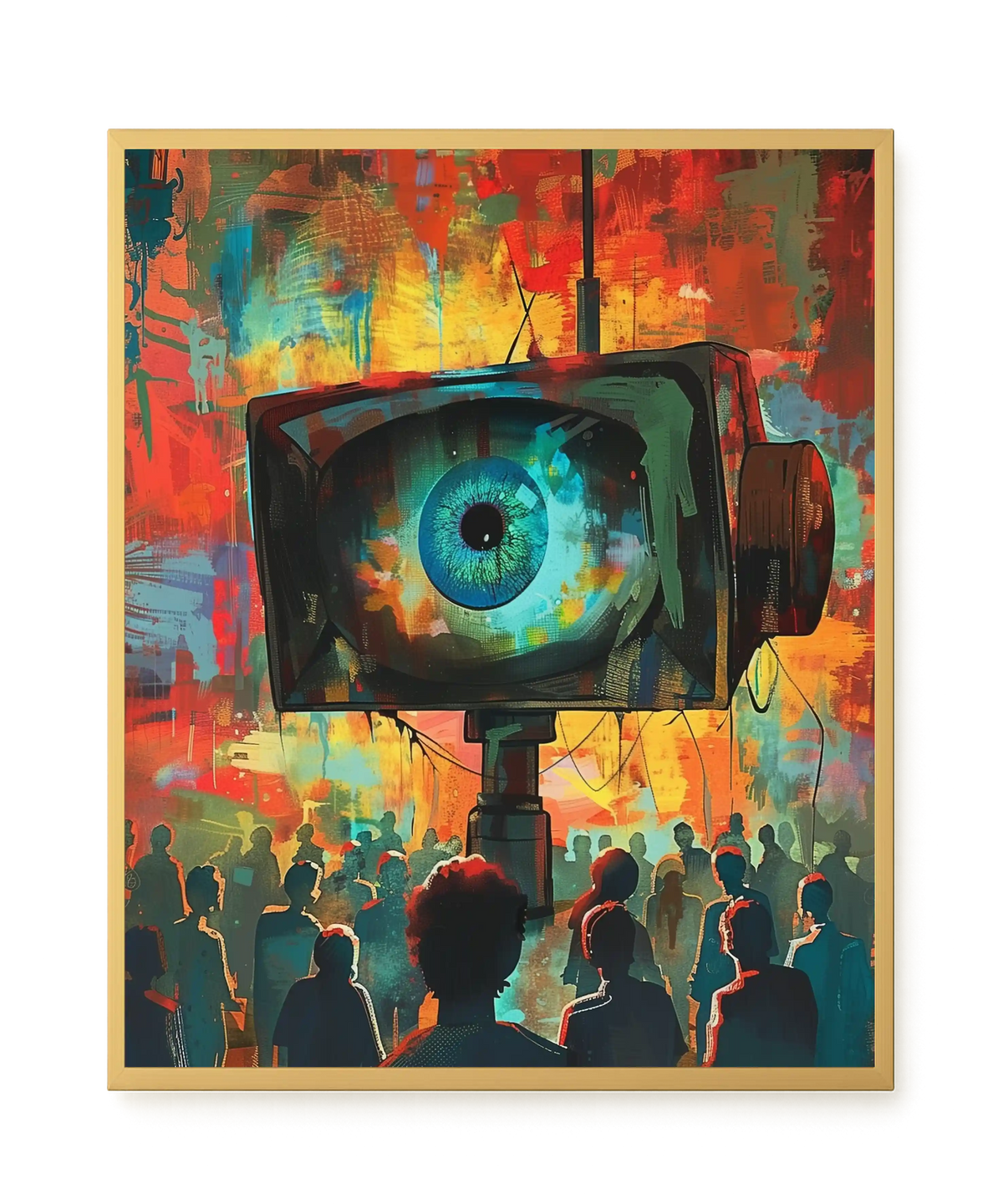 Surveillance Eye Canvas Wall Art