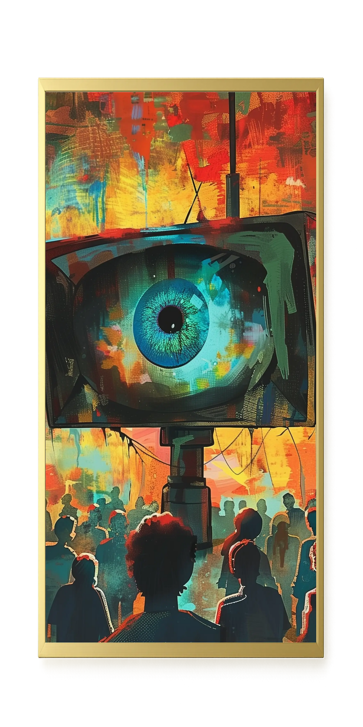 Surveillance Eye Canvas Wall Art