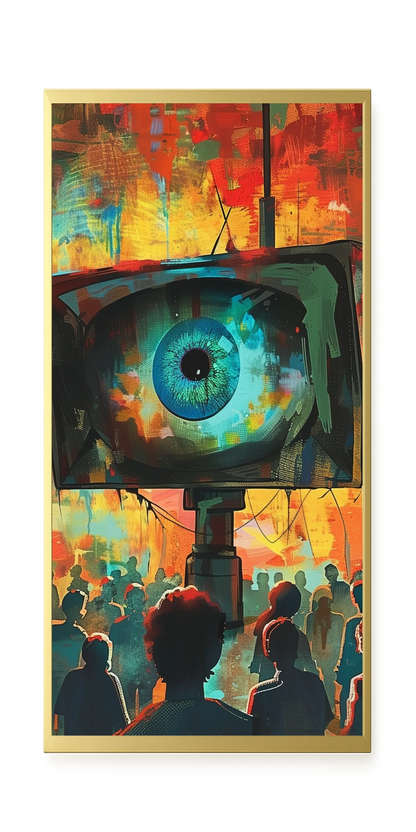 Surveillance Eye Canvas Wall Art