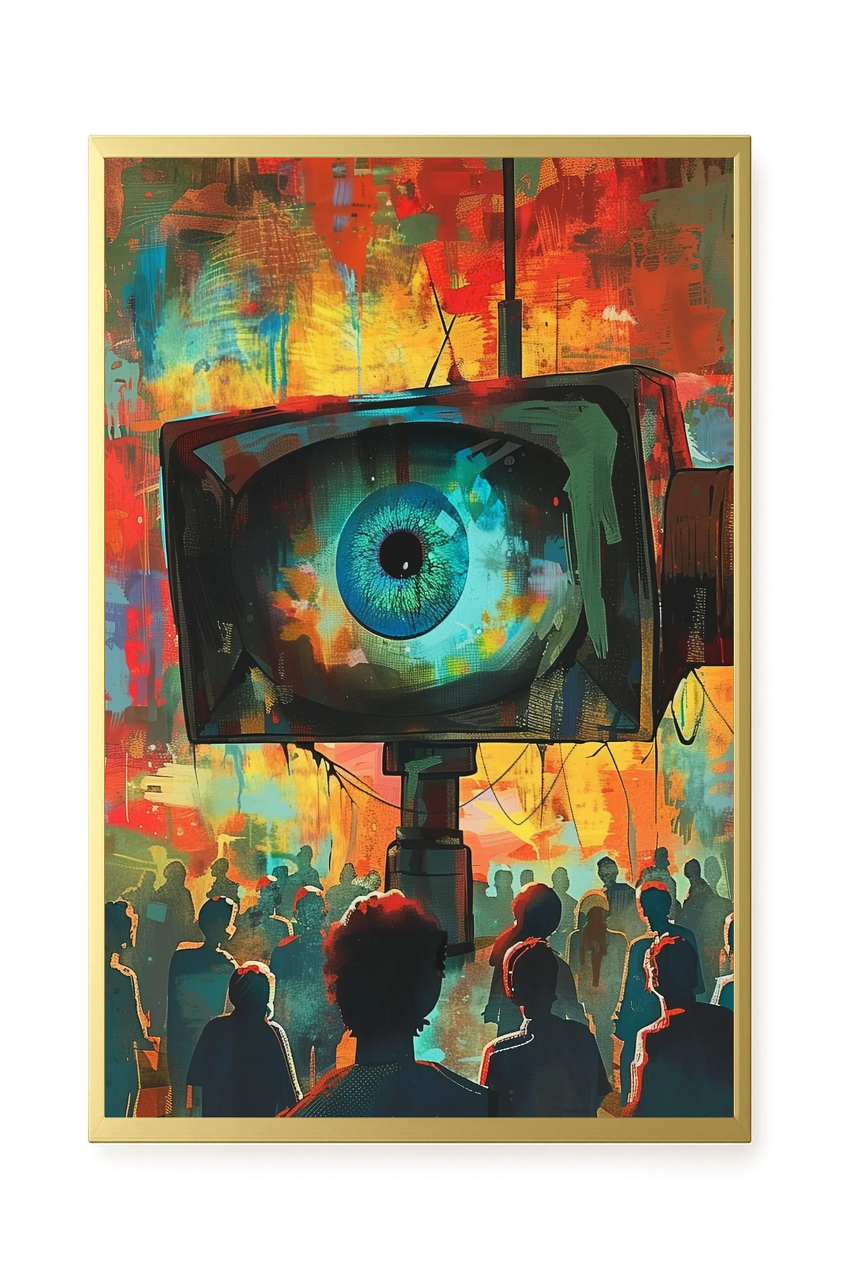 Surveillance Eye Canvas Wall Art