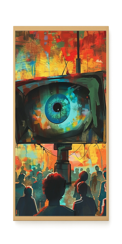 Surveillance Eye Canvas Wall Art