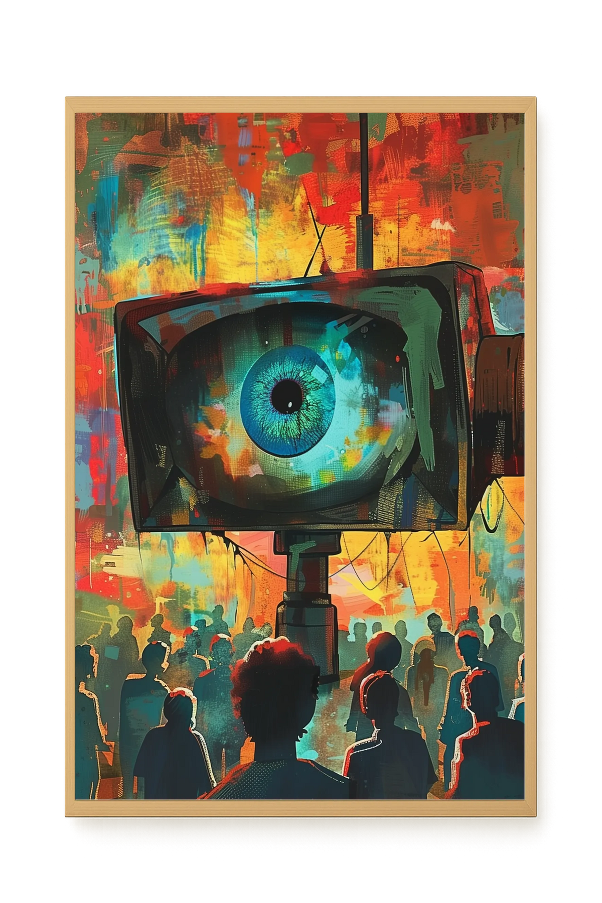 Surveillance Eye Canvas Wall Art