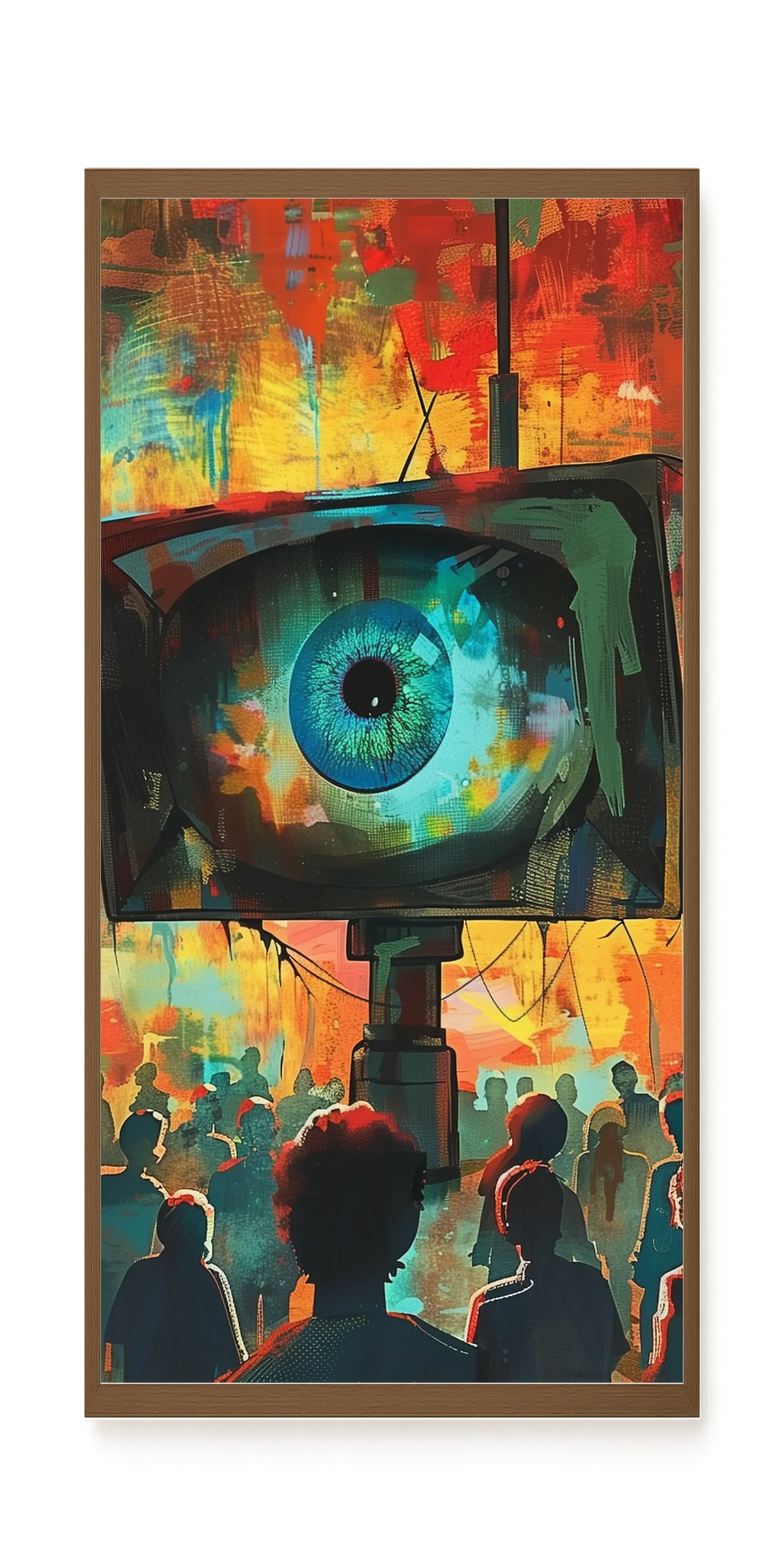 Surveillance Eye Canvas Wall Art