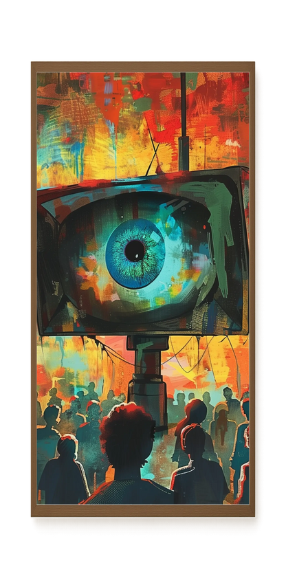 Surveillance Eye Canvas Wall Art