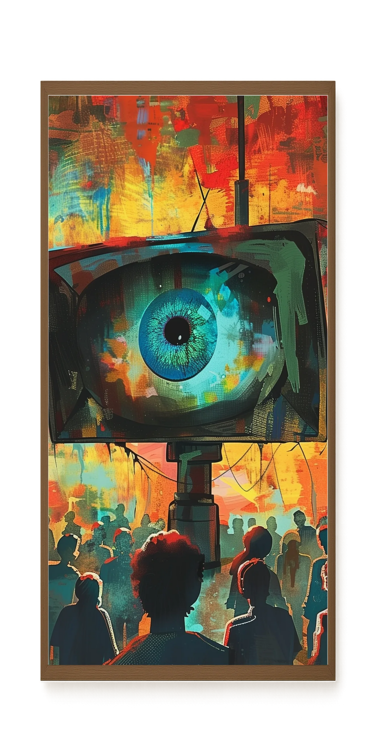 Surveillance Eye Canvas Wall Art