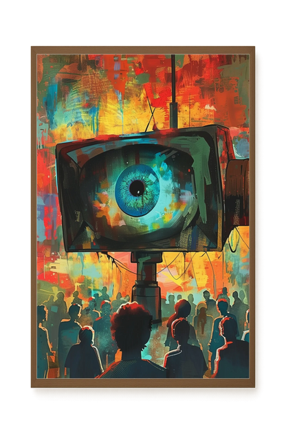 Surveillance Eye Canvas Wall Art