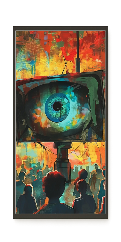 Surveillance Eye Canvas Wall Art