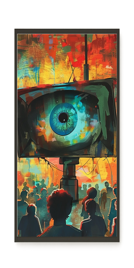 Surveillance Eye Canvas Wall Art