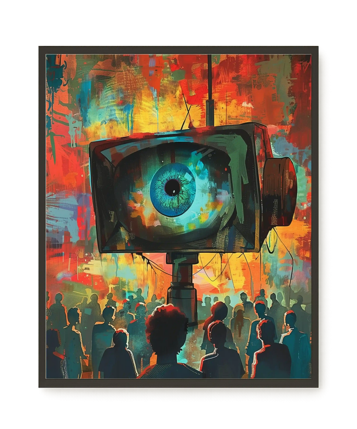 Surveillance Eye Canvas Wall Art