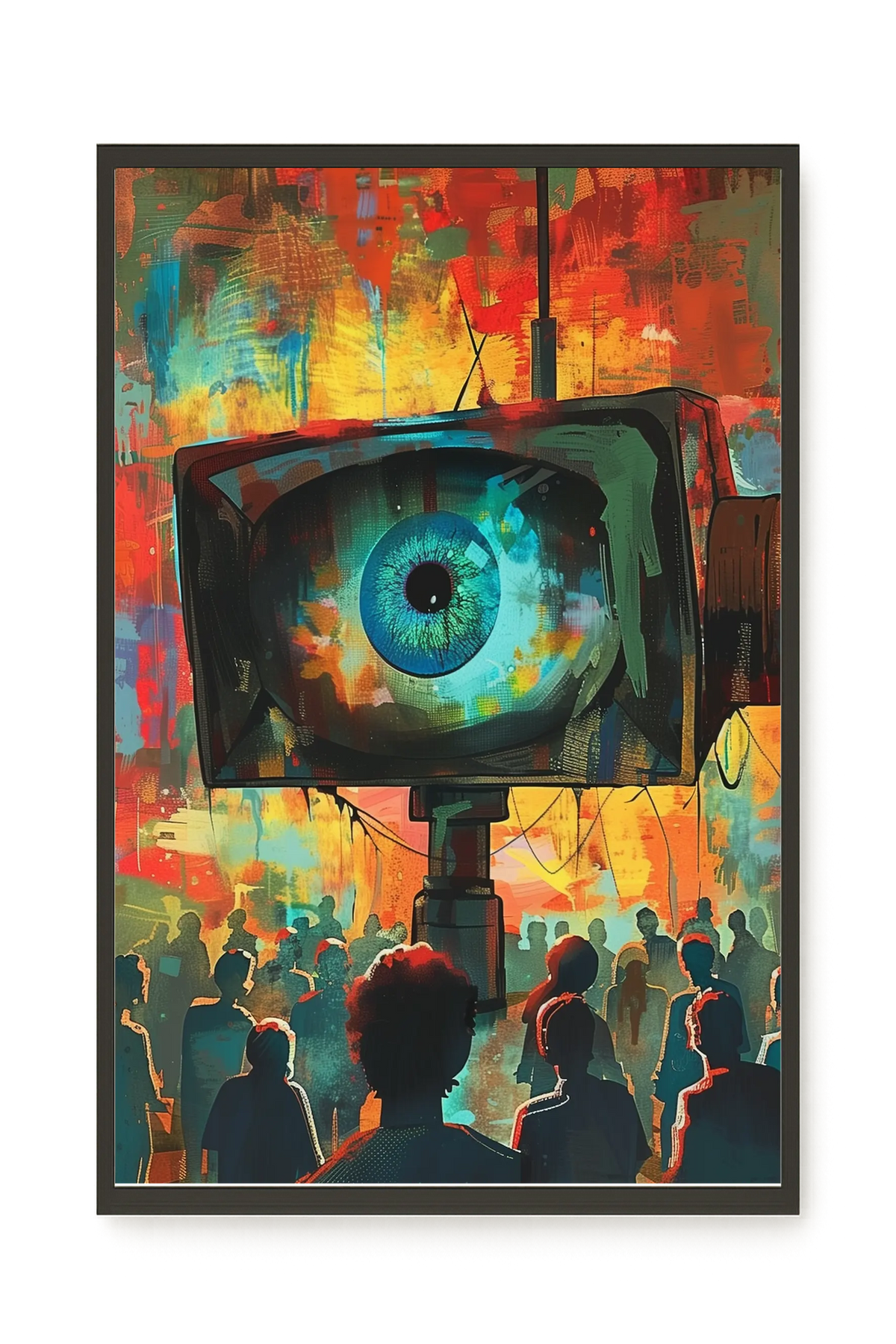 Surveillance Eye Canvas Wall Art