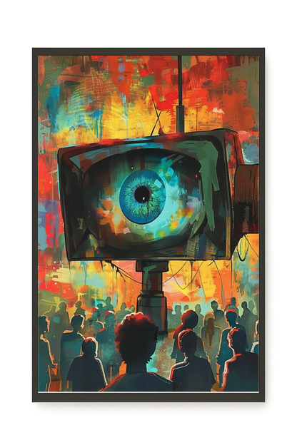 Surveillance Eye Canvas Wall Art