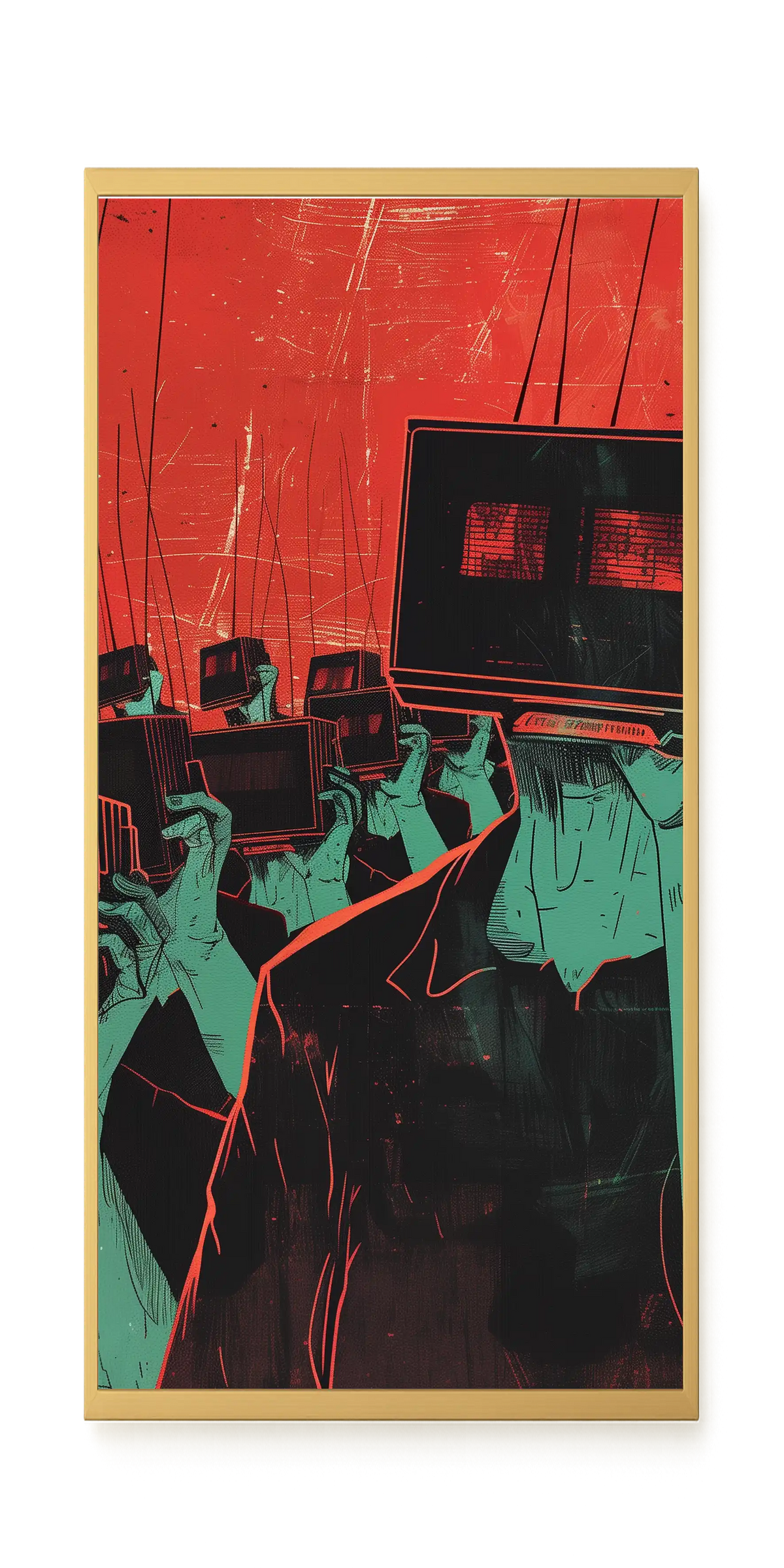 Screen Control Canvas Print