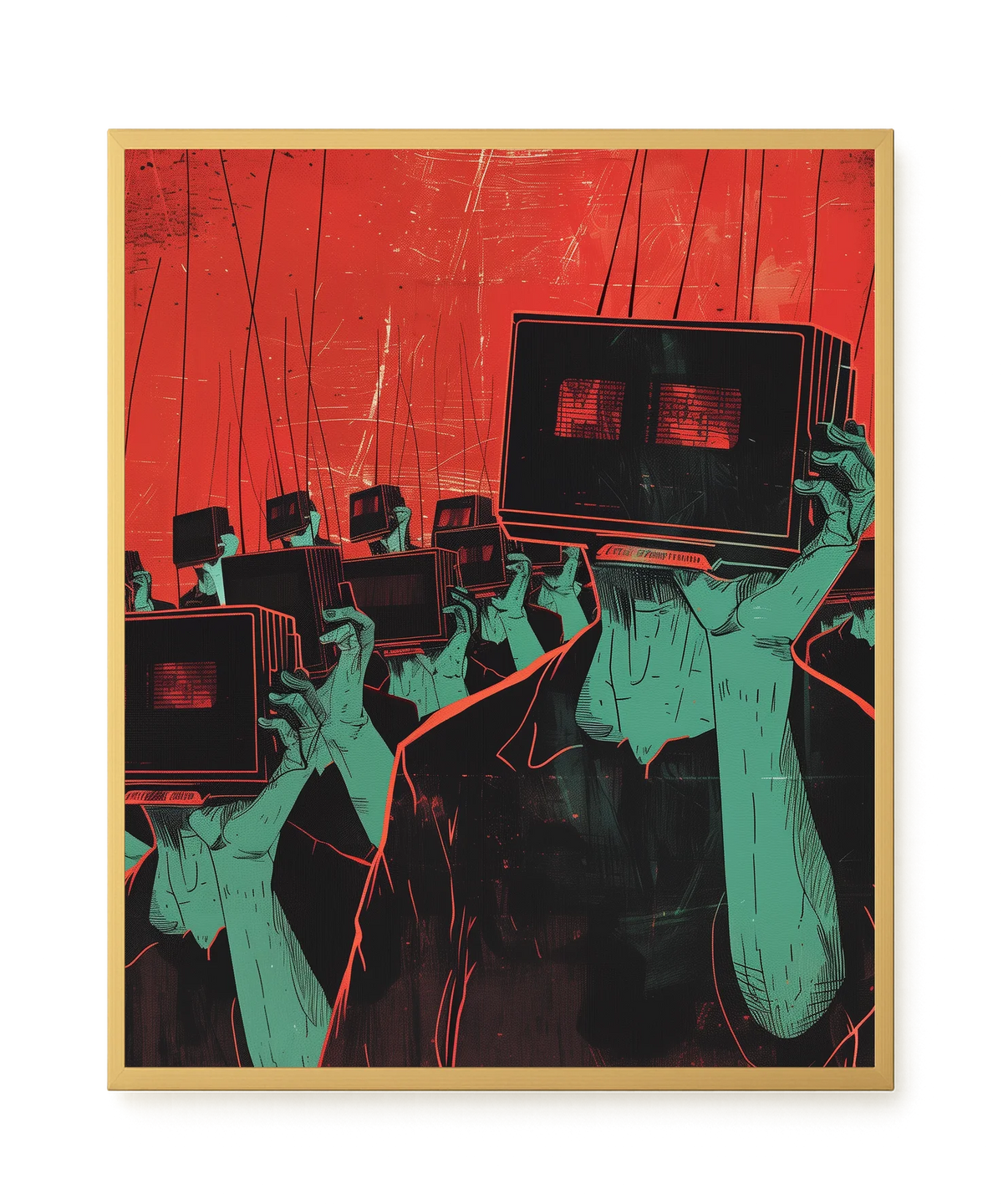 Screen Control Canvas Print