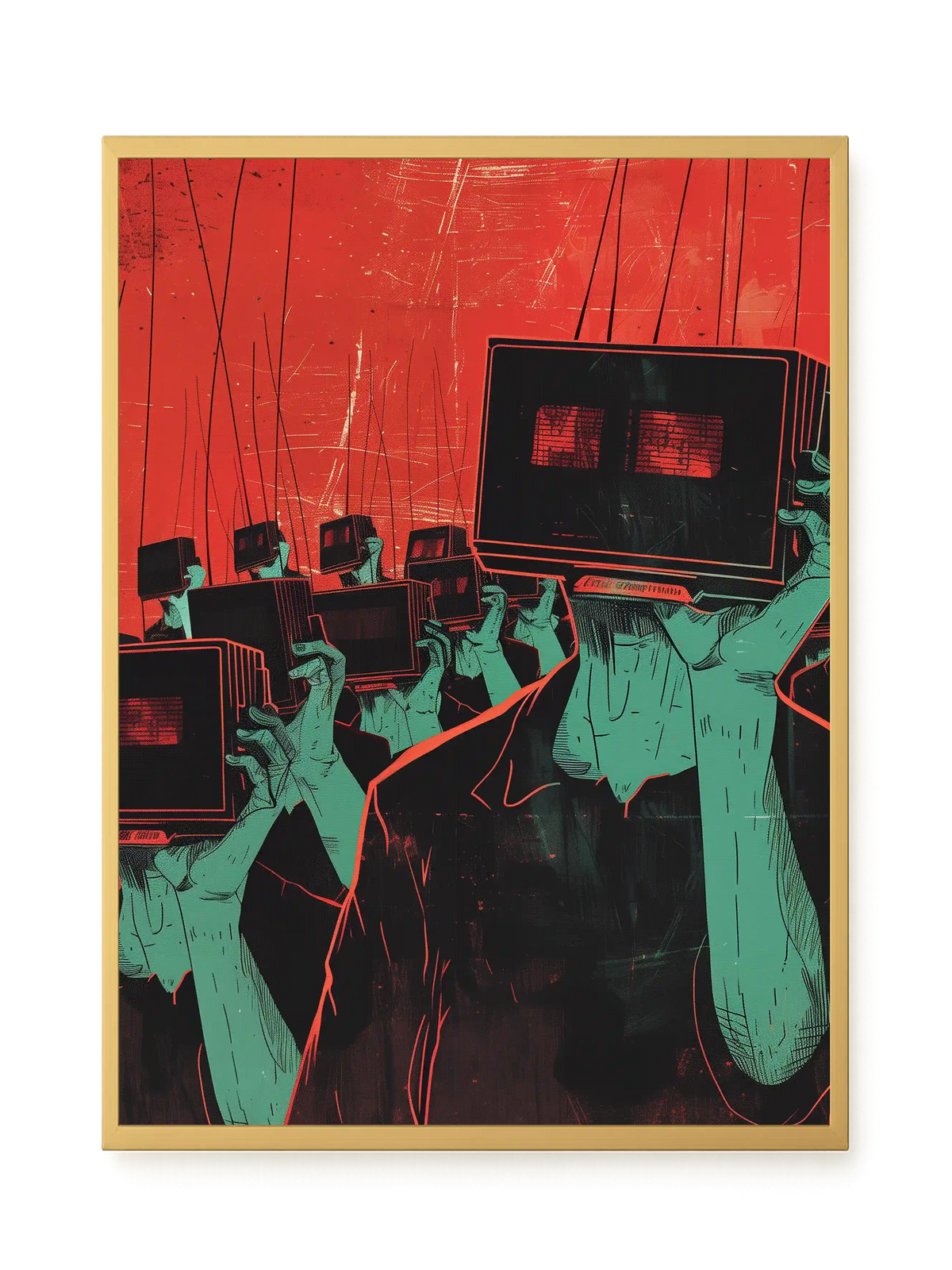 Screen Control Canvas Print