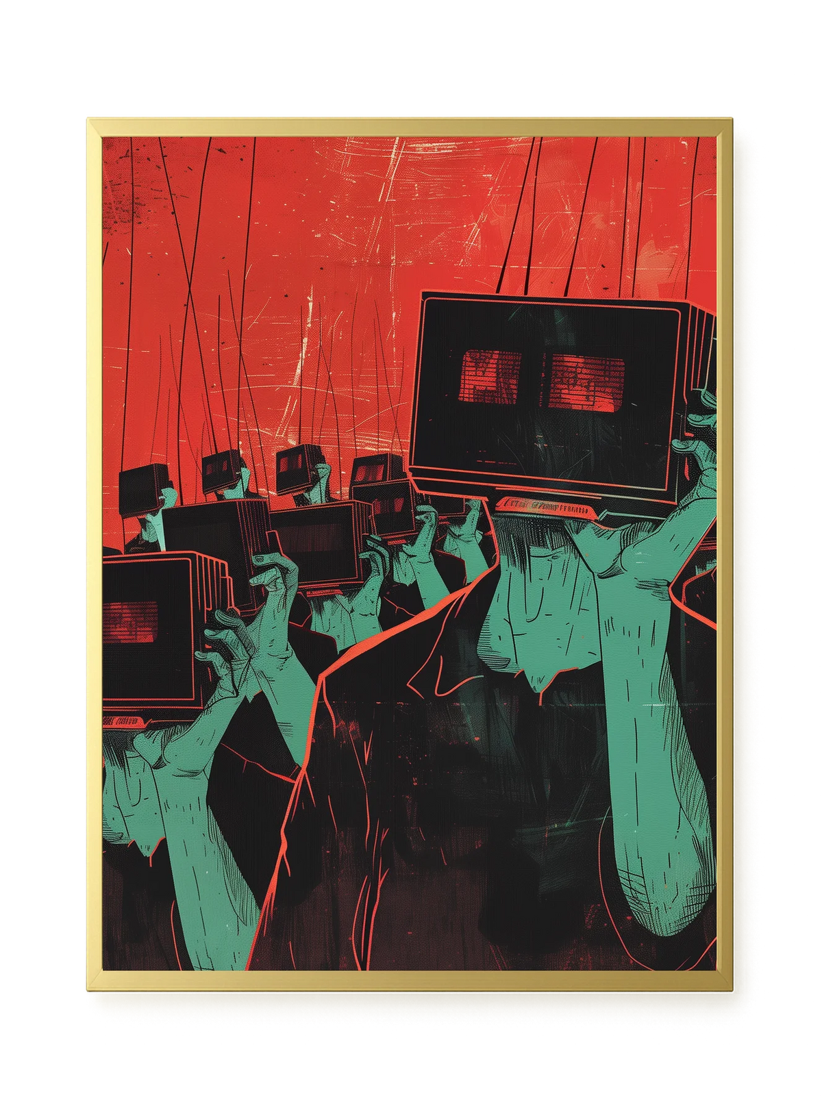 Screen Control Canvas Print
