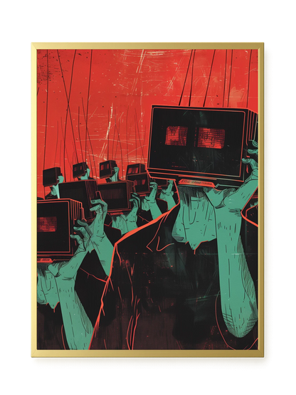 Screen Control Canvas Print