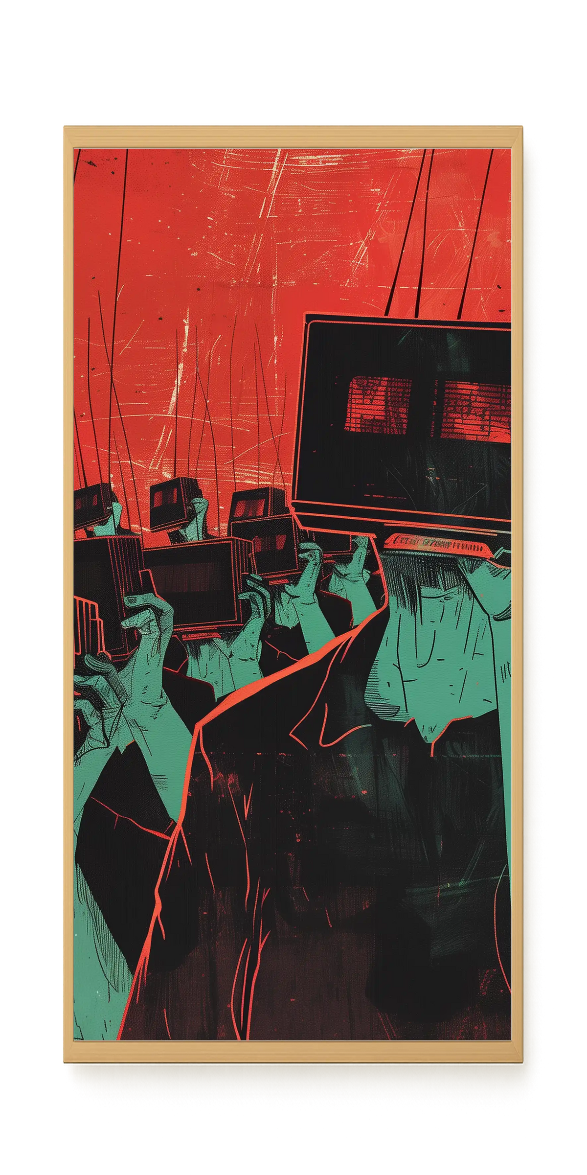 Screen Control Canvas Print