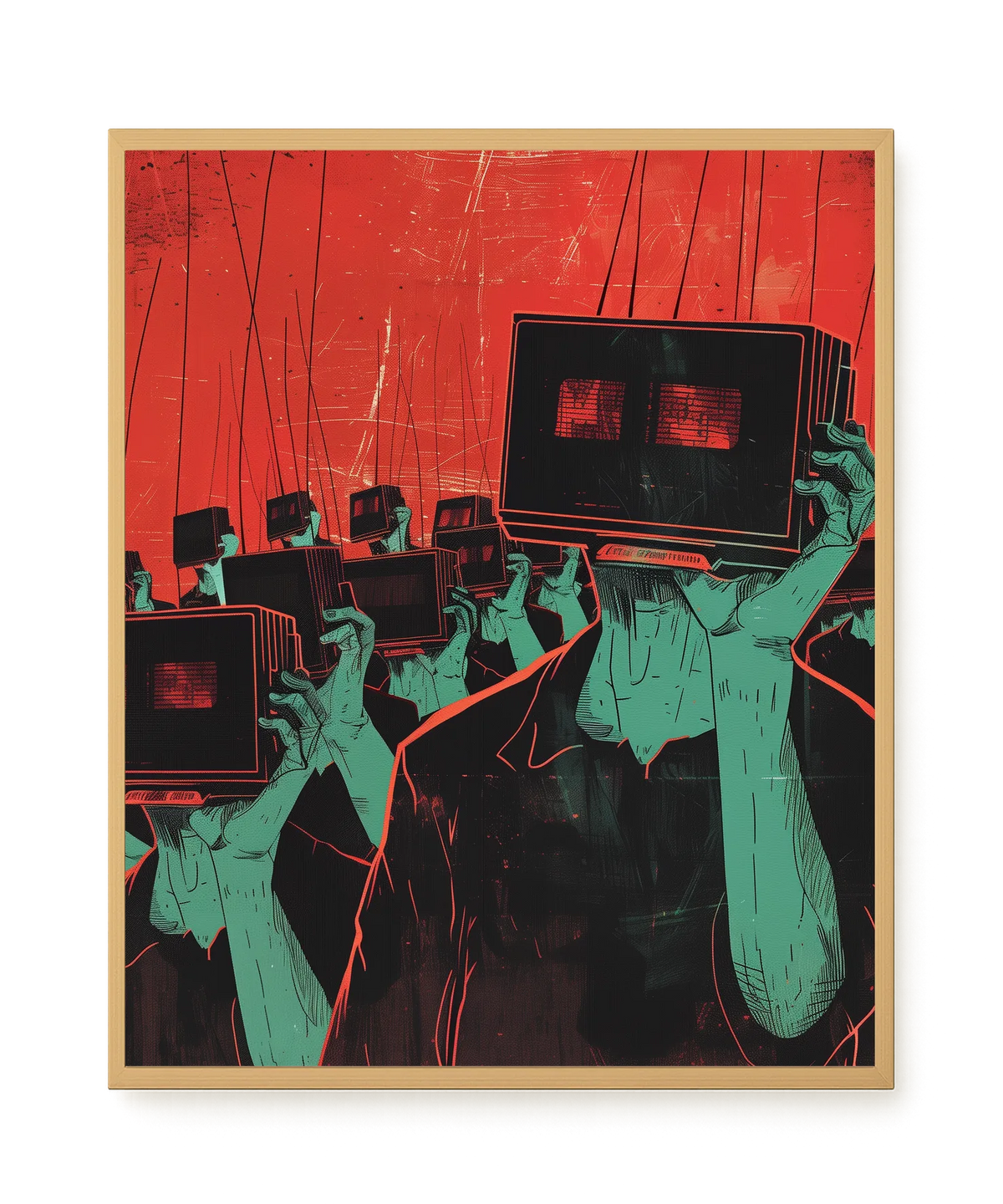 Screen Control Canvas Print