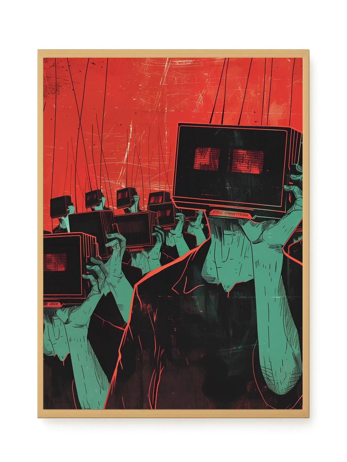 Screen Control Canvas Print