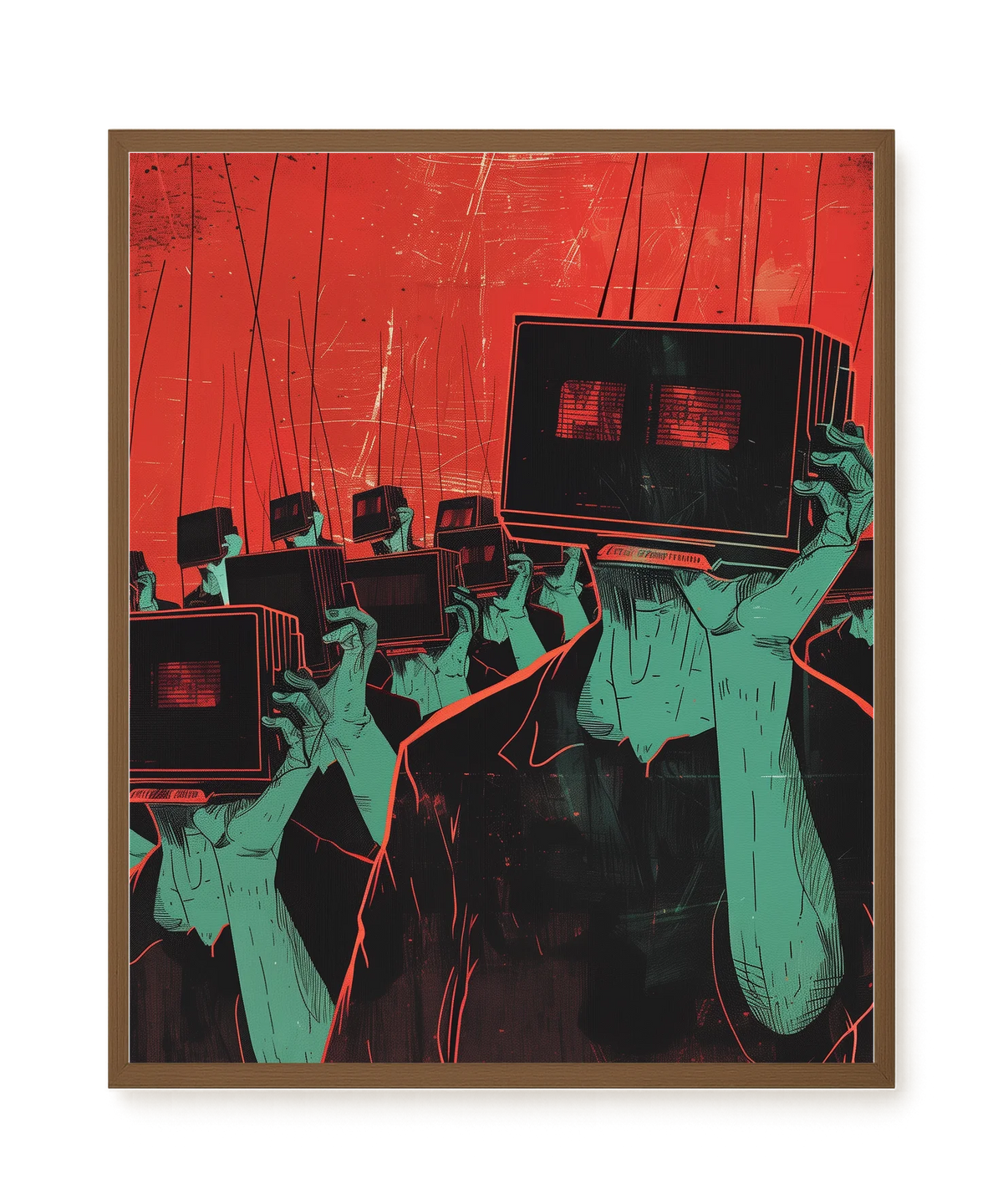 Screen Control Canvas Print