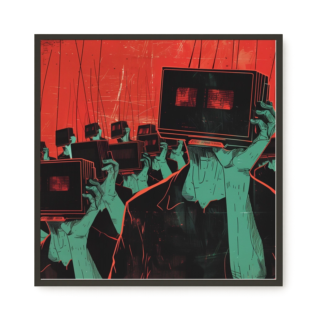 Screen Control Canvas Print