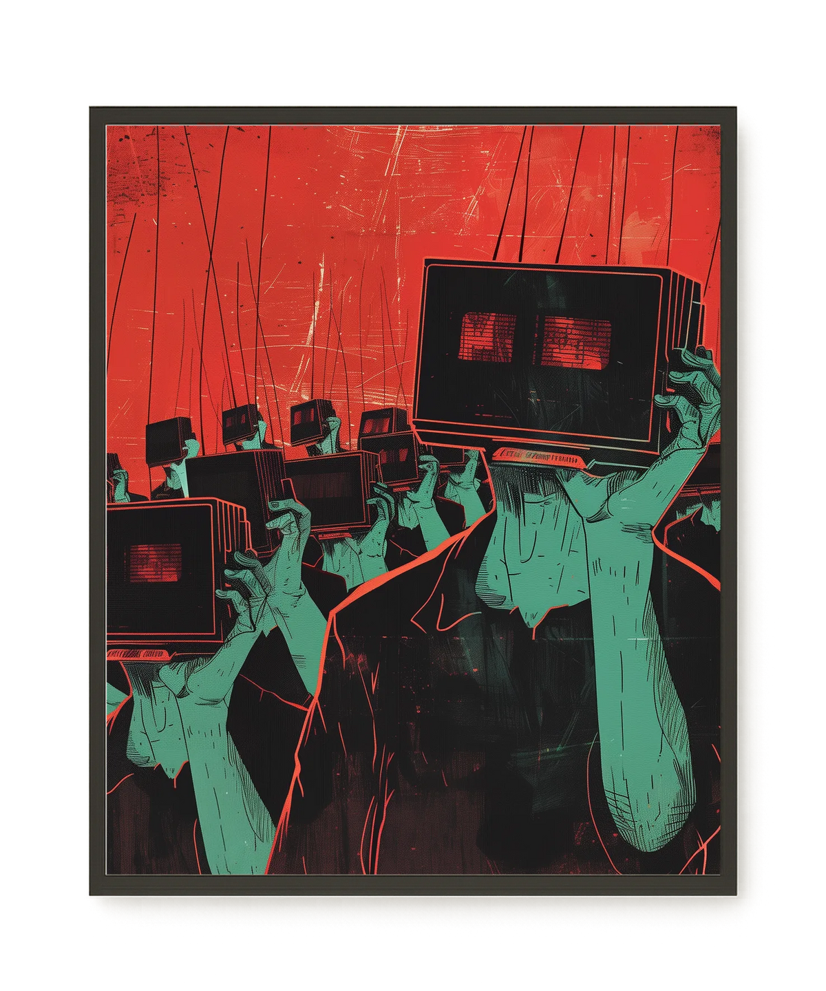 Screen Control Canvas Print