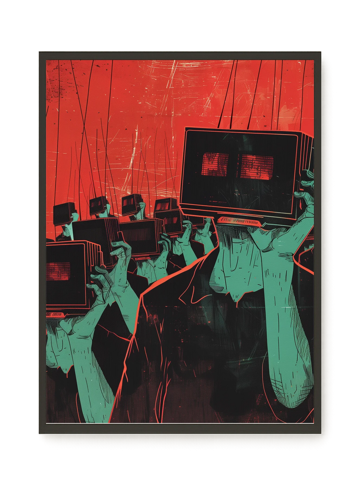 Screen Control Canvas Print
