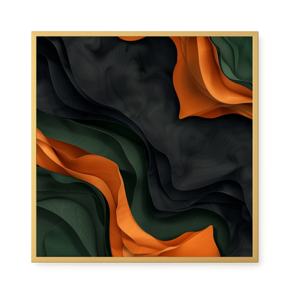 Organic Abstract Canvas Wall Art