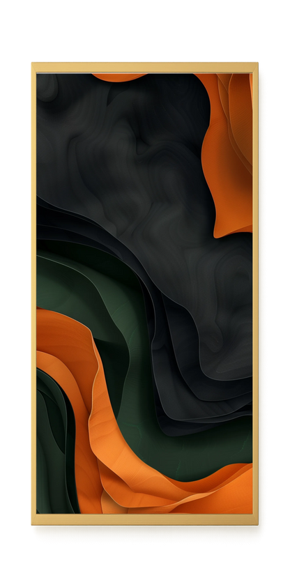 Organic Abstract Canvas Wall Art