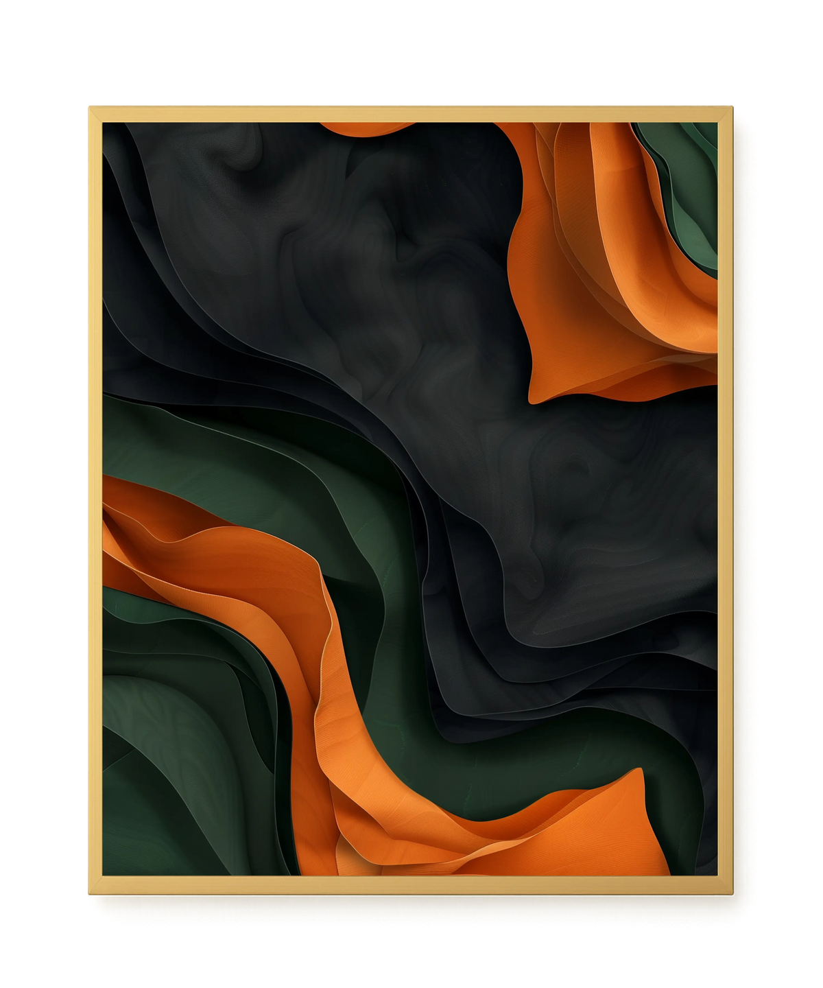 Organic Abstract Canvas Wall Art