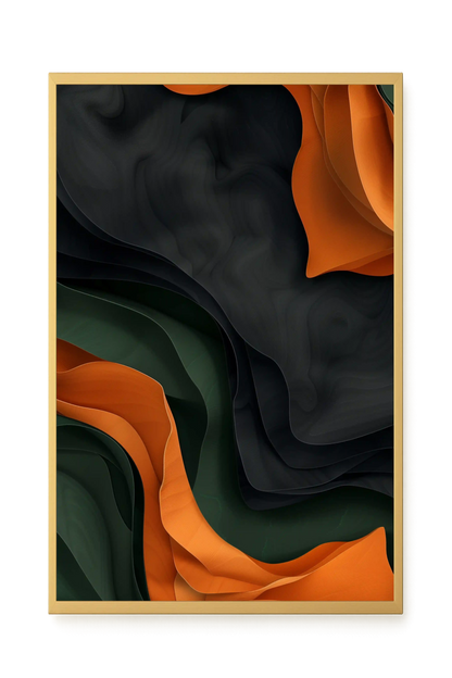 Organic Abstract Canvas Wall Art