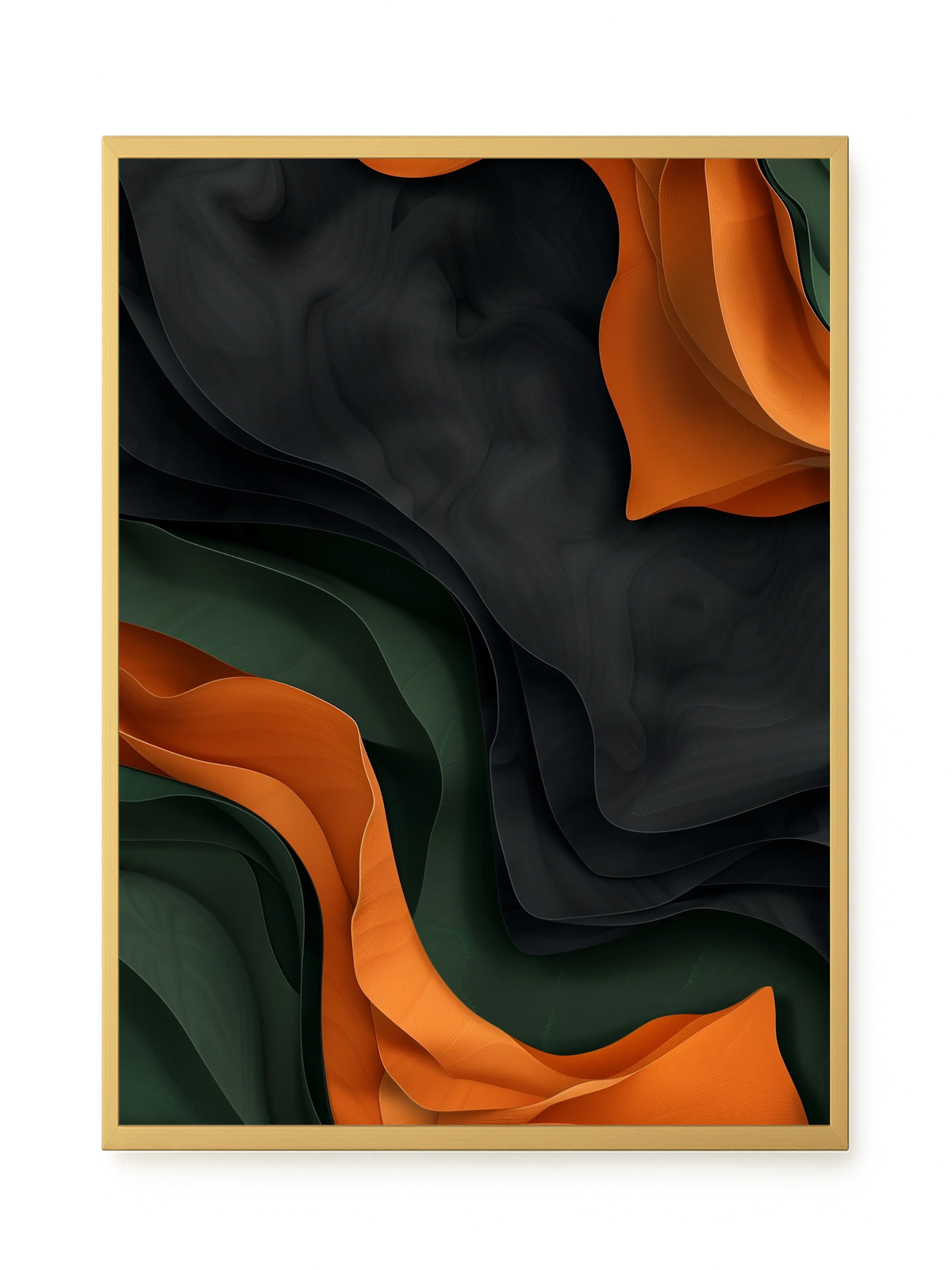 Organic Abstract Canvas Wall Art