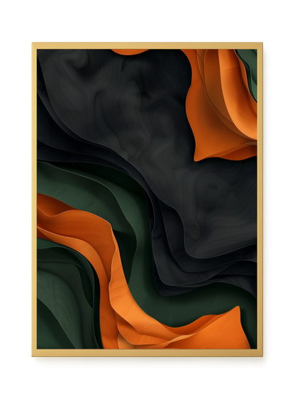Organic Abstract Canvas Wall Art
