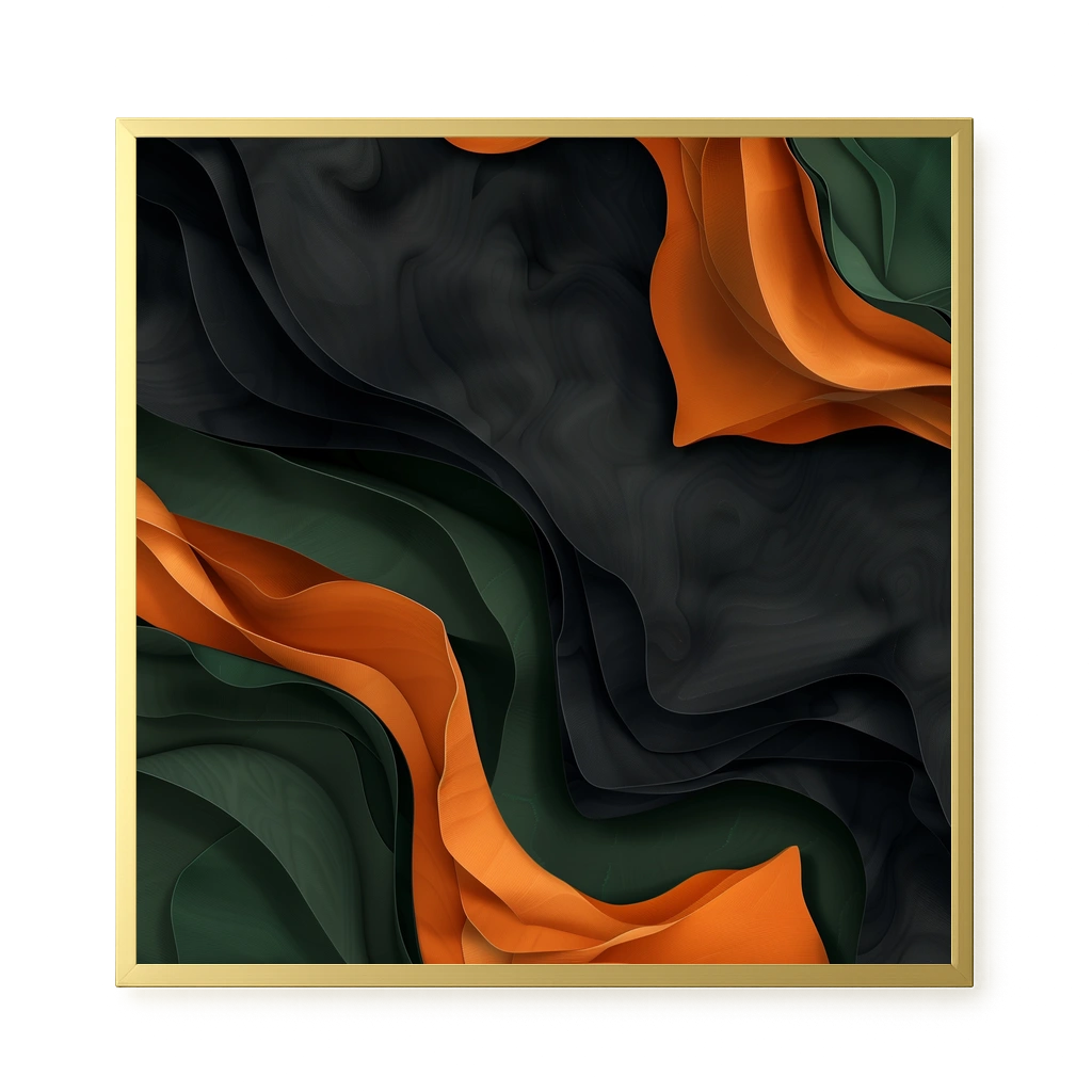 Organic Abstract Canvas Wall Art