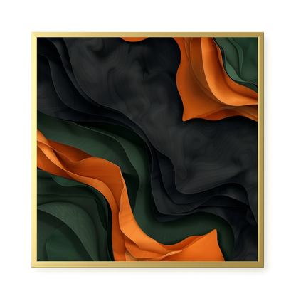 Organic Abstract Canvas Wall Art