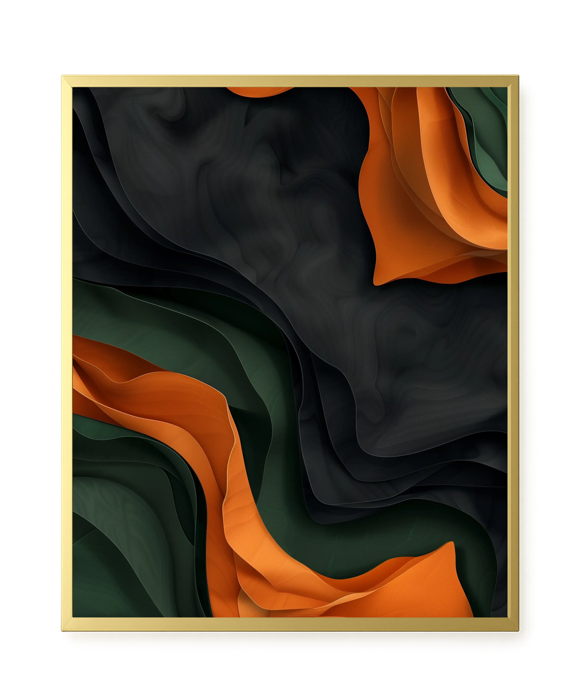 Organic Abstract Canvas Wall Art