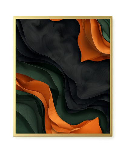 Organic Abstract Canvas Wall Art