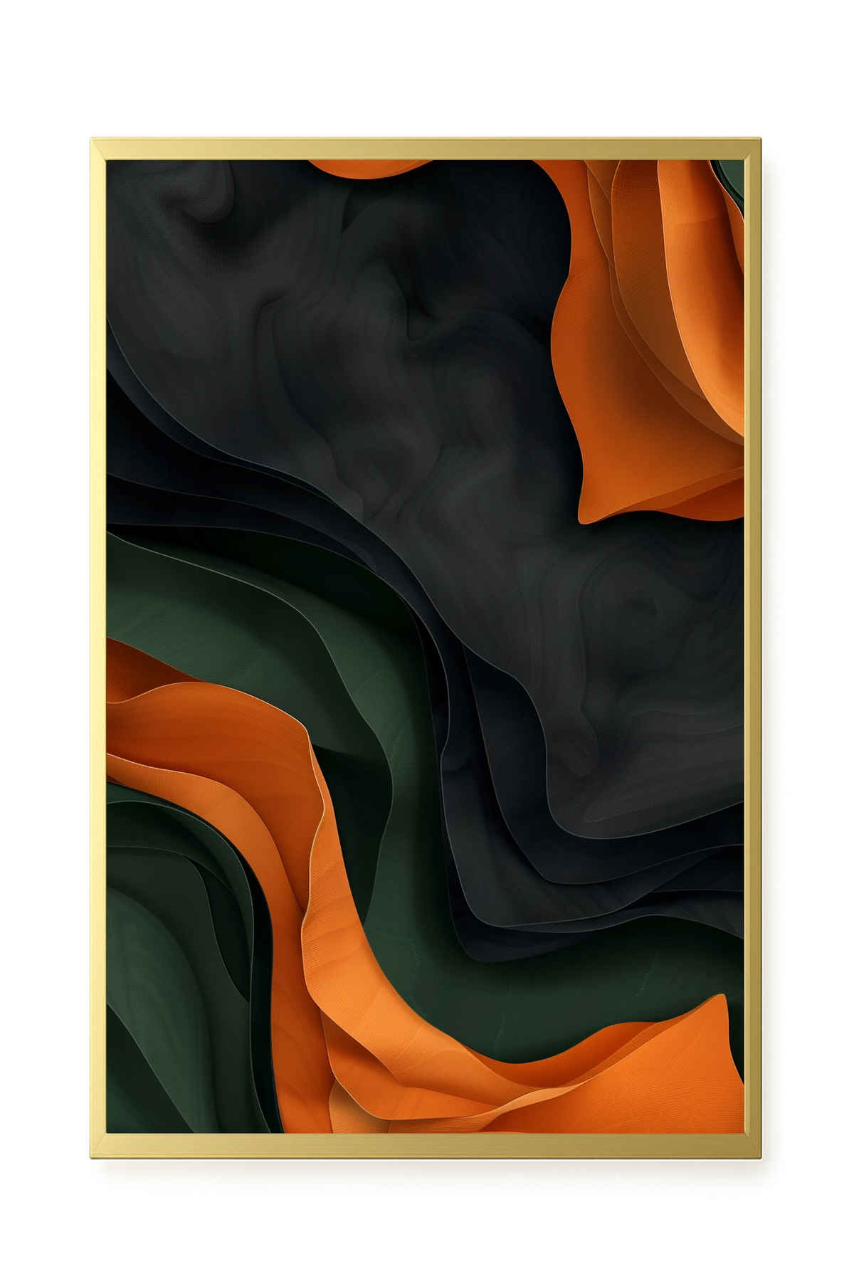 Organic Abstract Canvas Wall Art