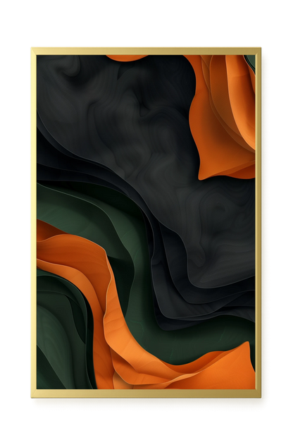 Organic Abstract Canvas Wall Art