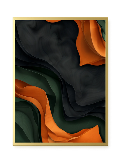 Organic Abstract Canvas Wall Art
