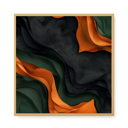 Organic Abstract Canvas Wall Art