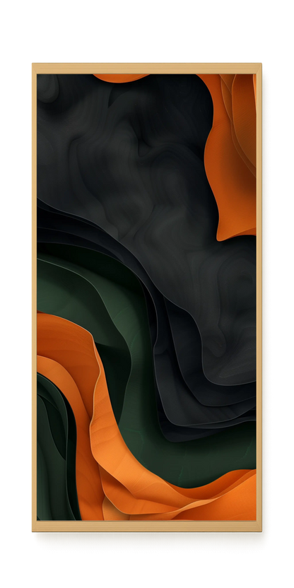 Organic Abstract Canvas Wall Art