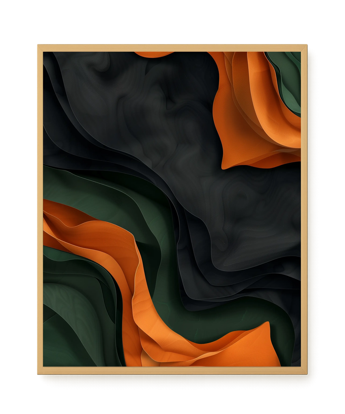 Organic Abstract Canvas Wall Art