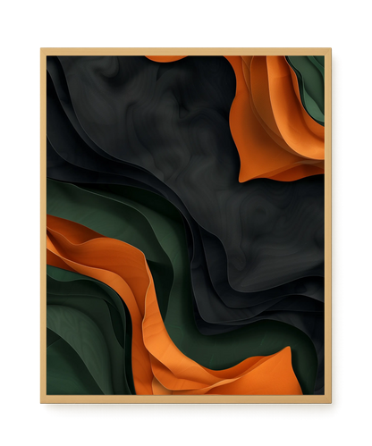Organic Abstract Canvas Wall Art