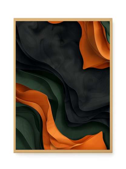 Organic Abstract Canvas Wall Art