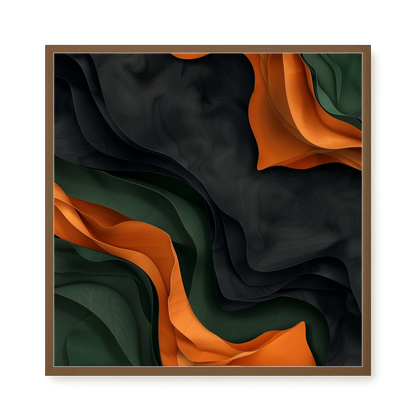 Organic Abstract Canvas Wall Art