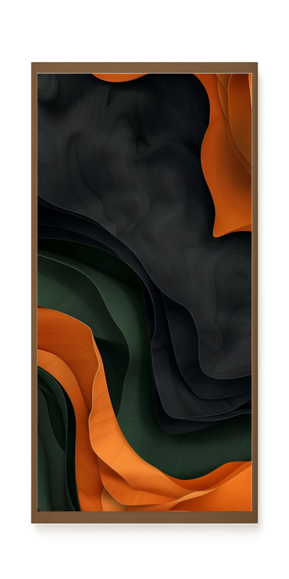 Organic Abstract Canvas Wall Art
