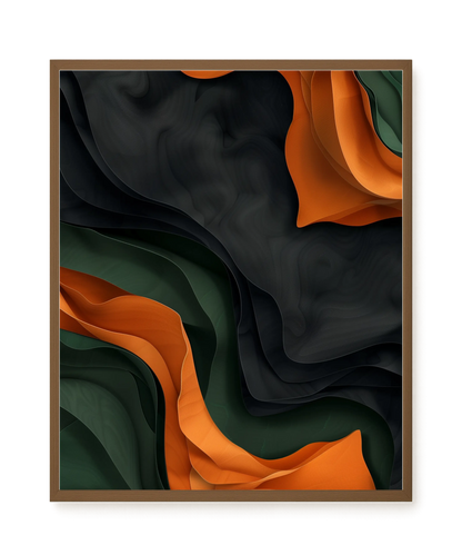 Organic Abstract Canvas Wall Art