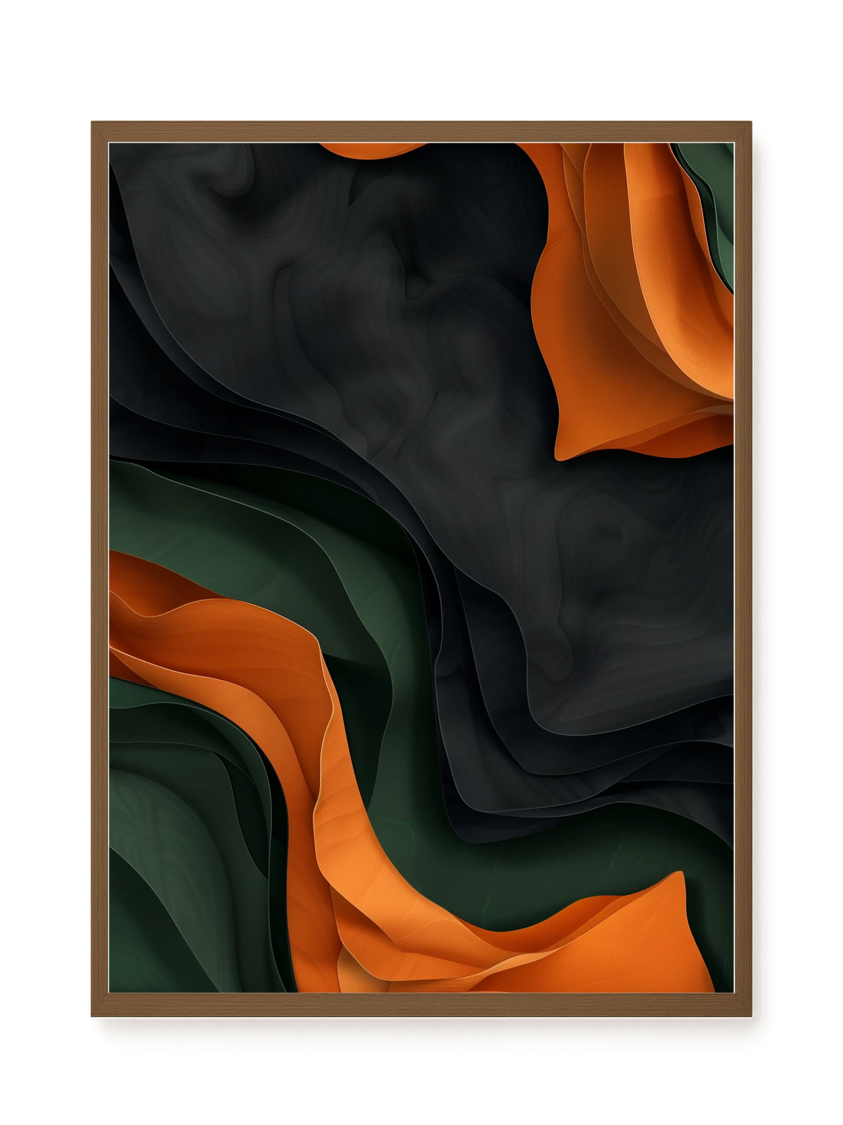Organic Abstract Canvas Wall Art